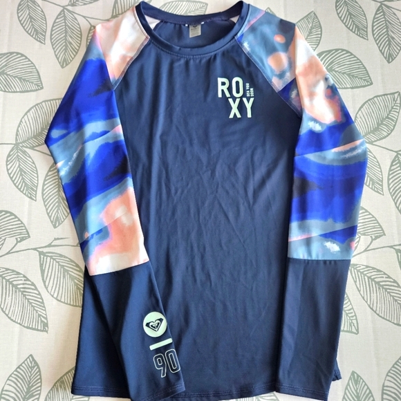 Roxy Kids' Multicolor Long Sleeve Tee, Small - Picture 1 of 5